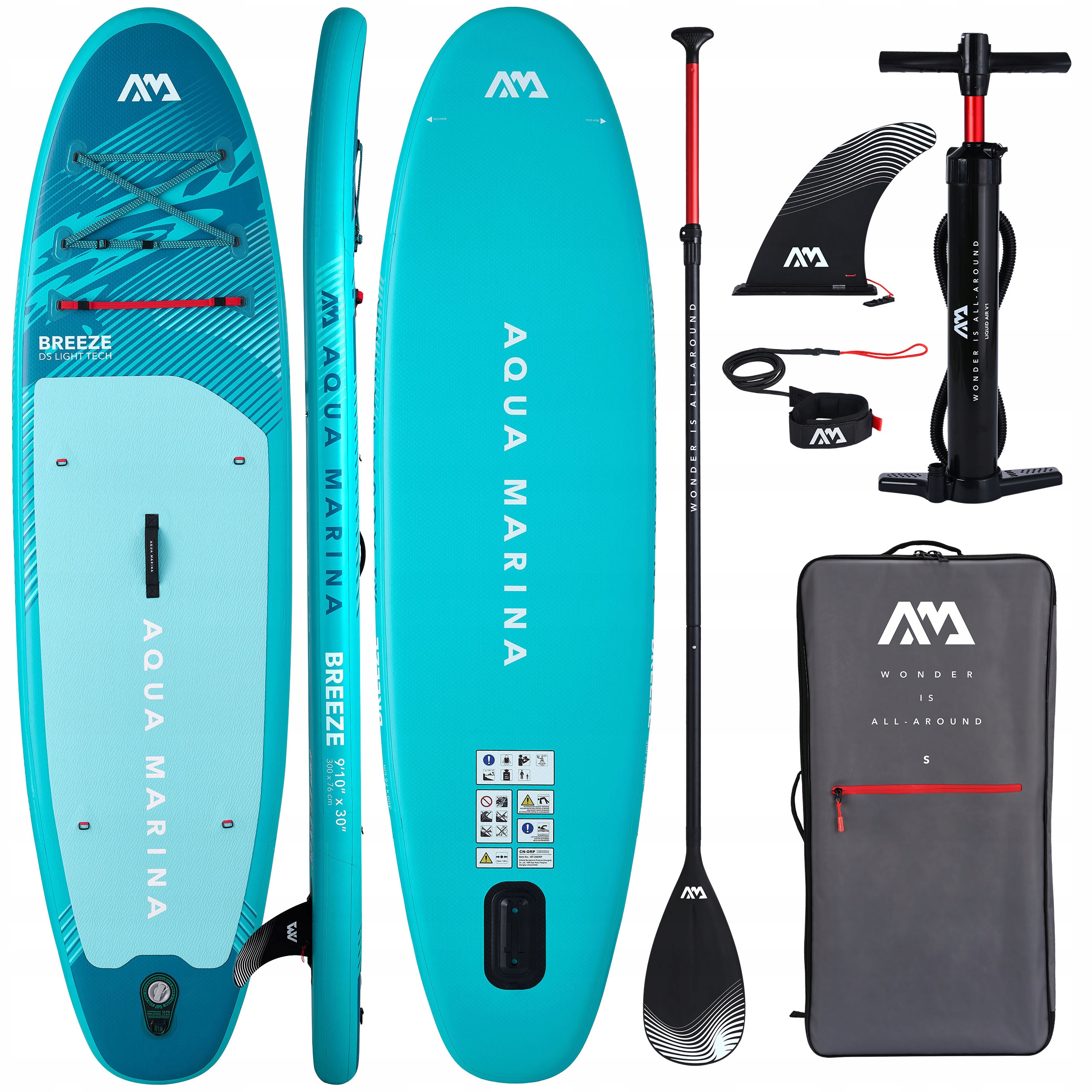 Deska do pływania Sup Board Pompowana Aqua Marina Breeze 300 cm 2026