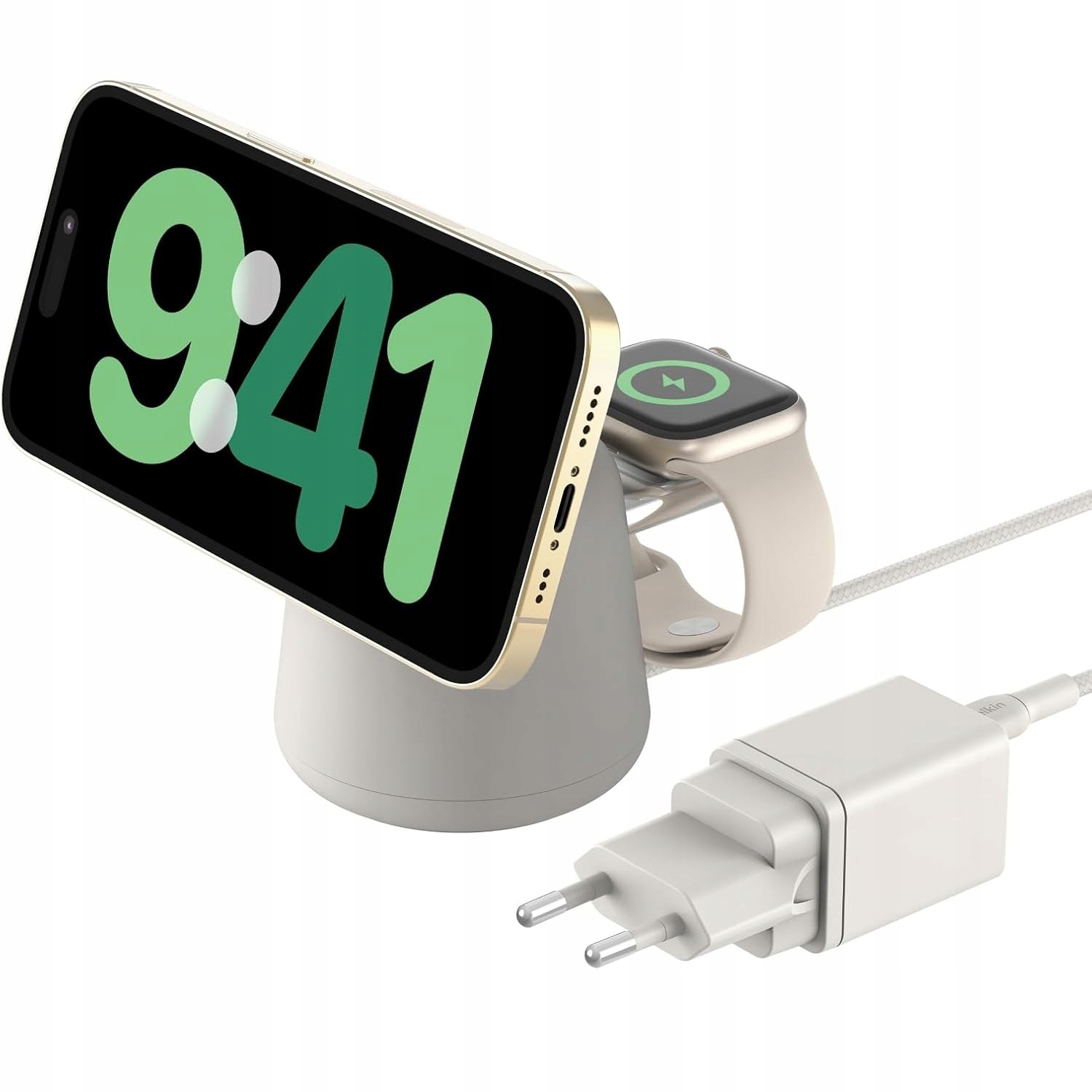Belkin Ładowarka indukcyjna do MagSafe iPhone /Apple Watch WIZ027 Qi2 15W