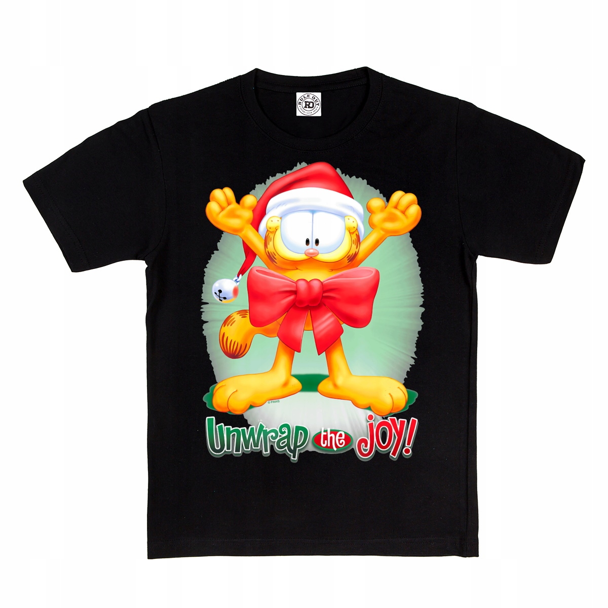 

Dziecięca Koszulka Bawełniana Świąteczna Garfield