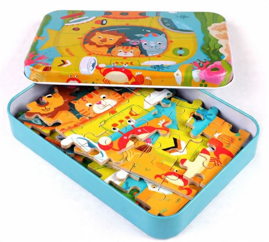 

Puzzle układanka 120 el. cyfry pudełko