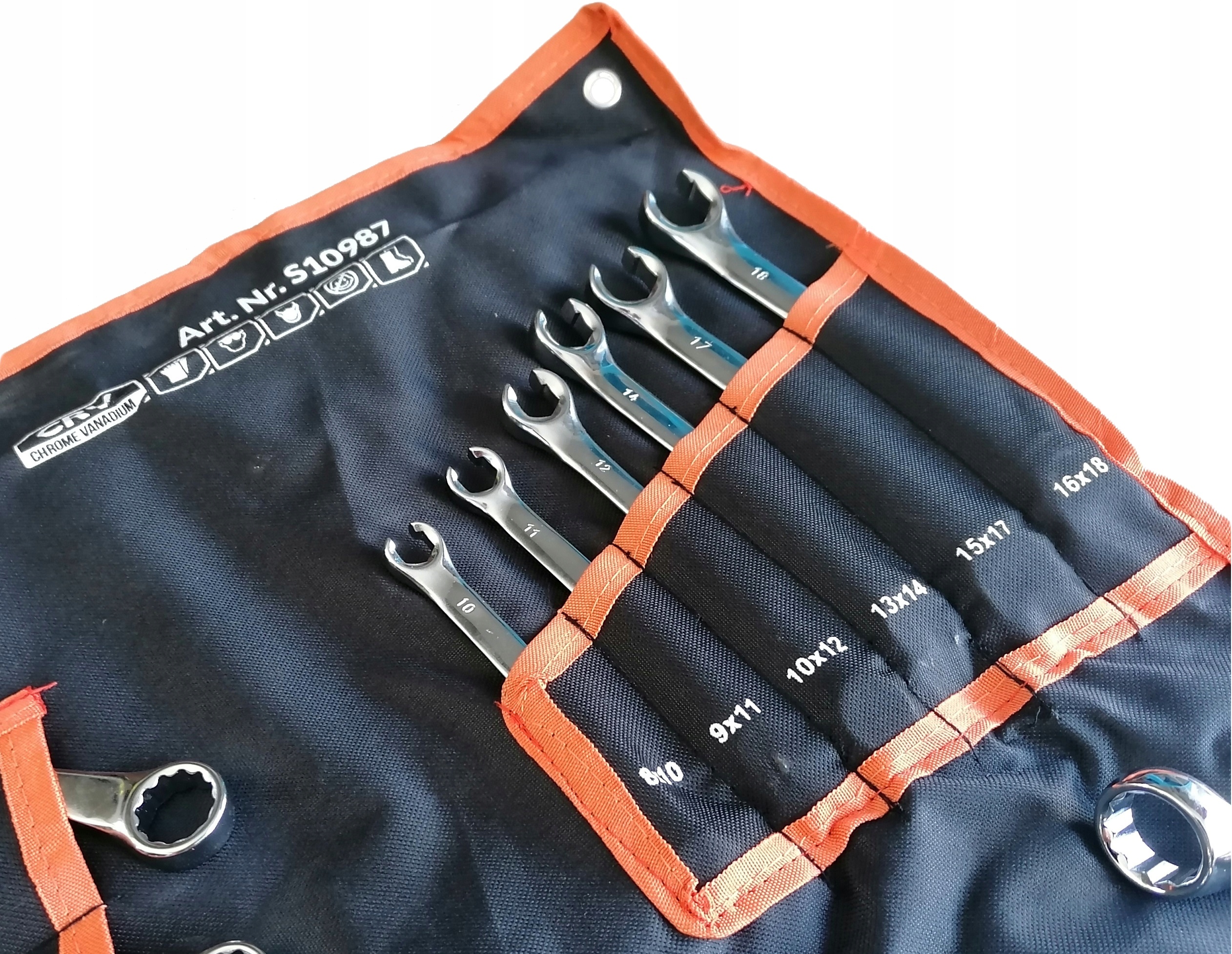 KLUCZE PLASKO OCZKOWE 6 32 TORX ZESTAW KLUCZY 47sz Producent code S10987