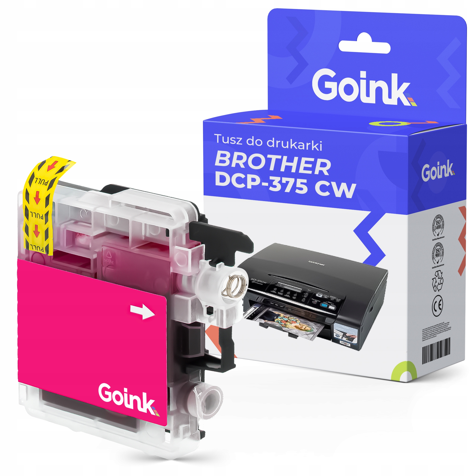 

Tusz do Brother DCP-375 Cw Magenta LC980M