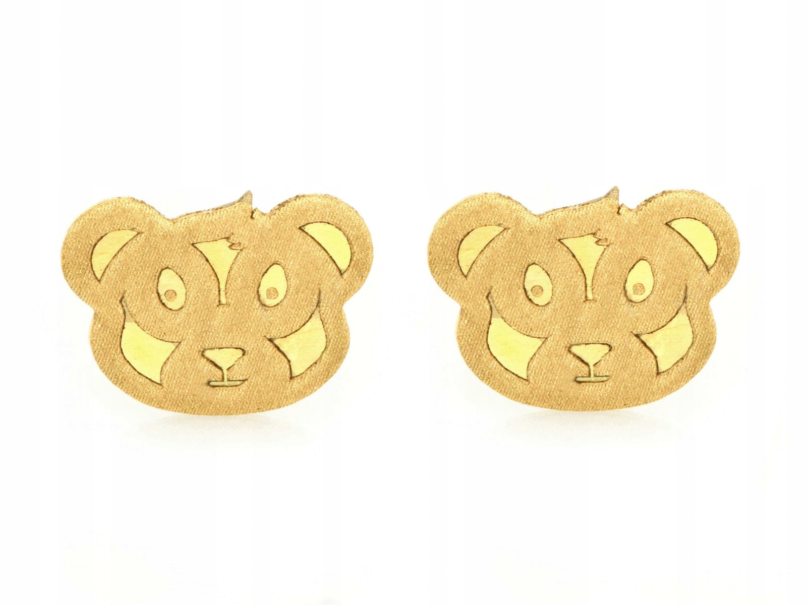 Zlaté náušnice 585 stylové jako dárek