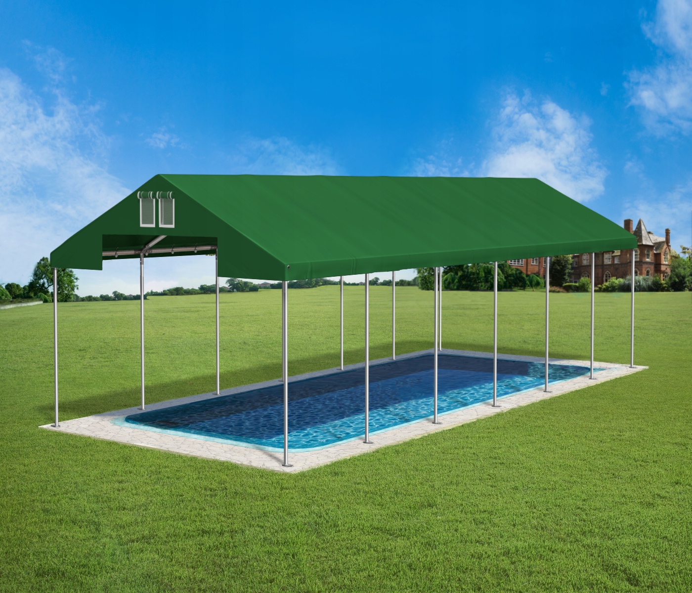 Zadaszenie Basenu 6x12 Altana Ogrodowa Standard