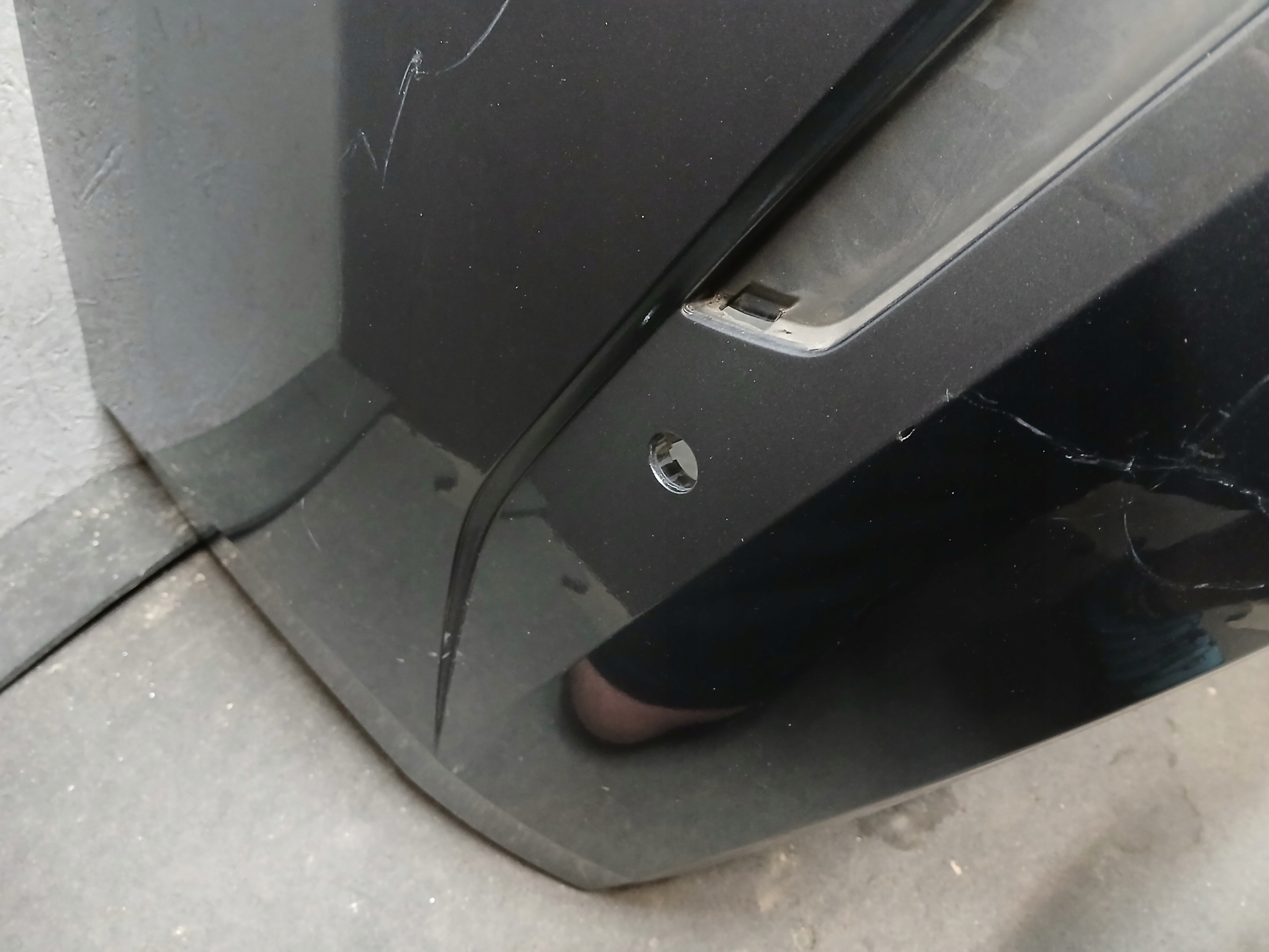 bumper rear part SKODA SUPERB III 3 sedan 3V