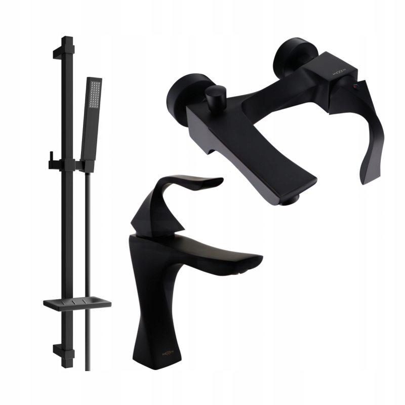 Mexen Estrella DQ02 vaňová súprava, čierna 72303DQ02-70