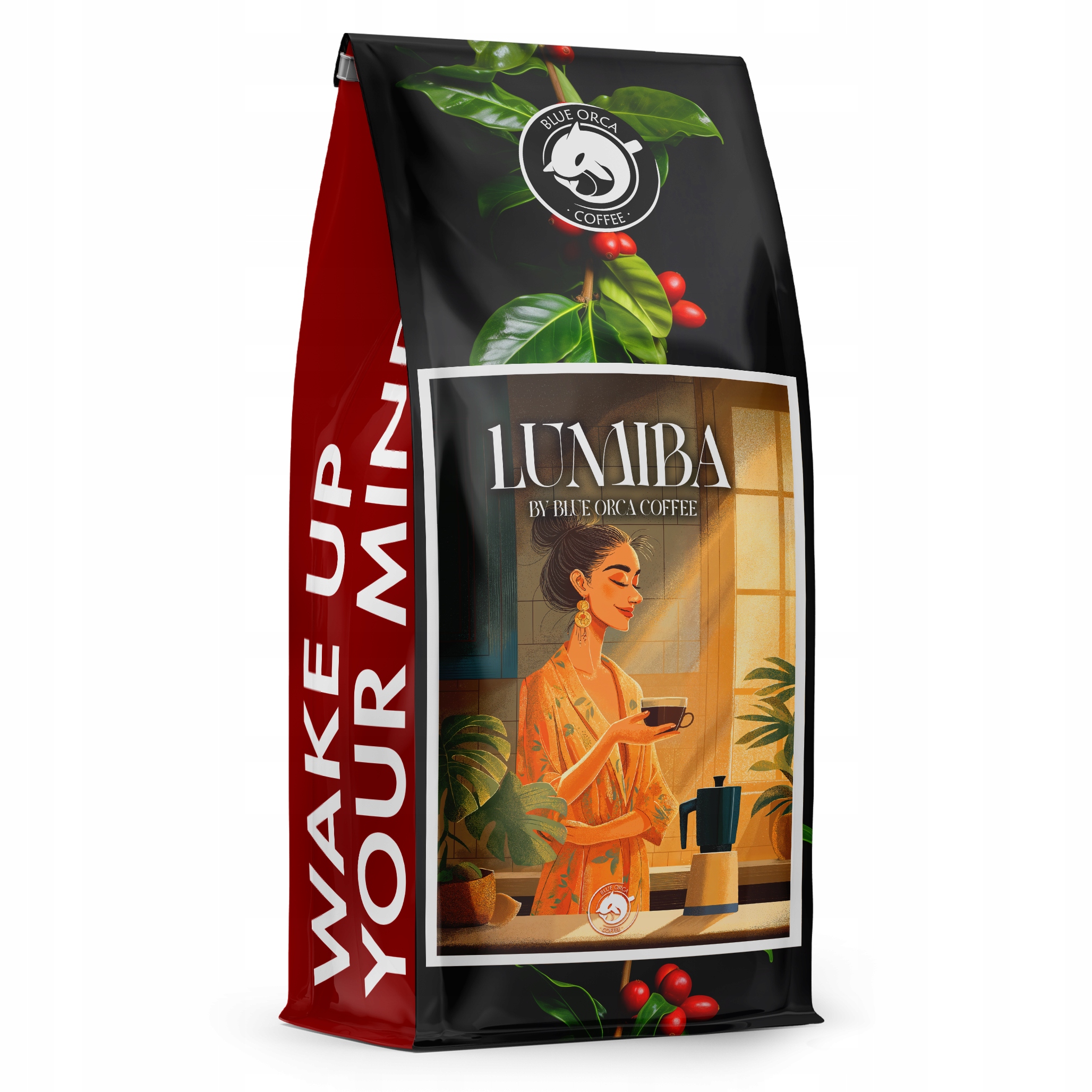 Levně Káva zrnková 1 kg Lumiba Limited Edition 100% Arabica Blue Orca Coffee
