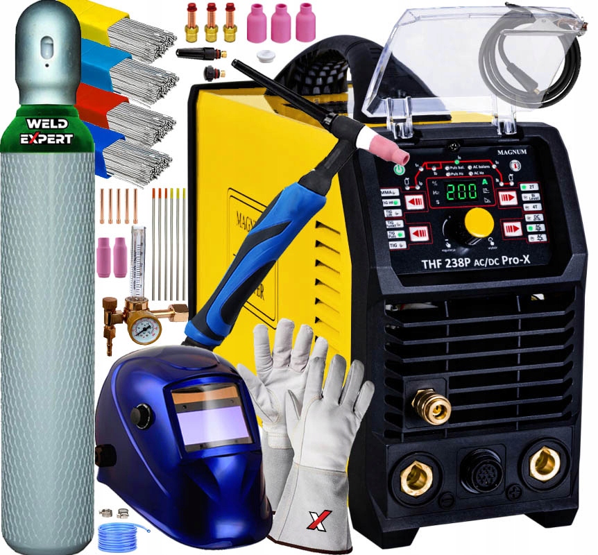 Зварювальний апарат MAGNUM TIG THF 238 PRO-X AC / DC Bi LEVEL