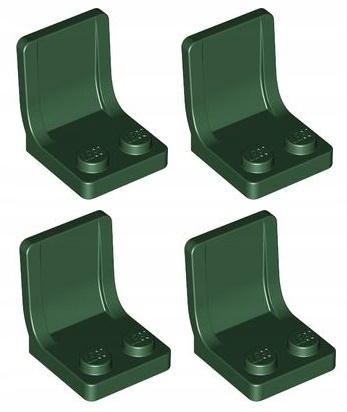 

Lego krzesło c. zielone 2x2 4 szt 4079 Nowe