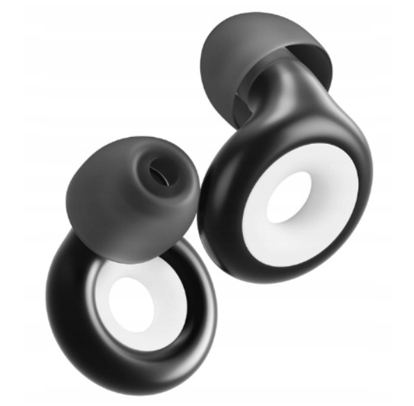 Zatyczki Koncertowe Wkładki Stopery do Uszu Loop Experience Plus 2 Black