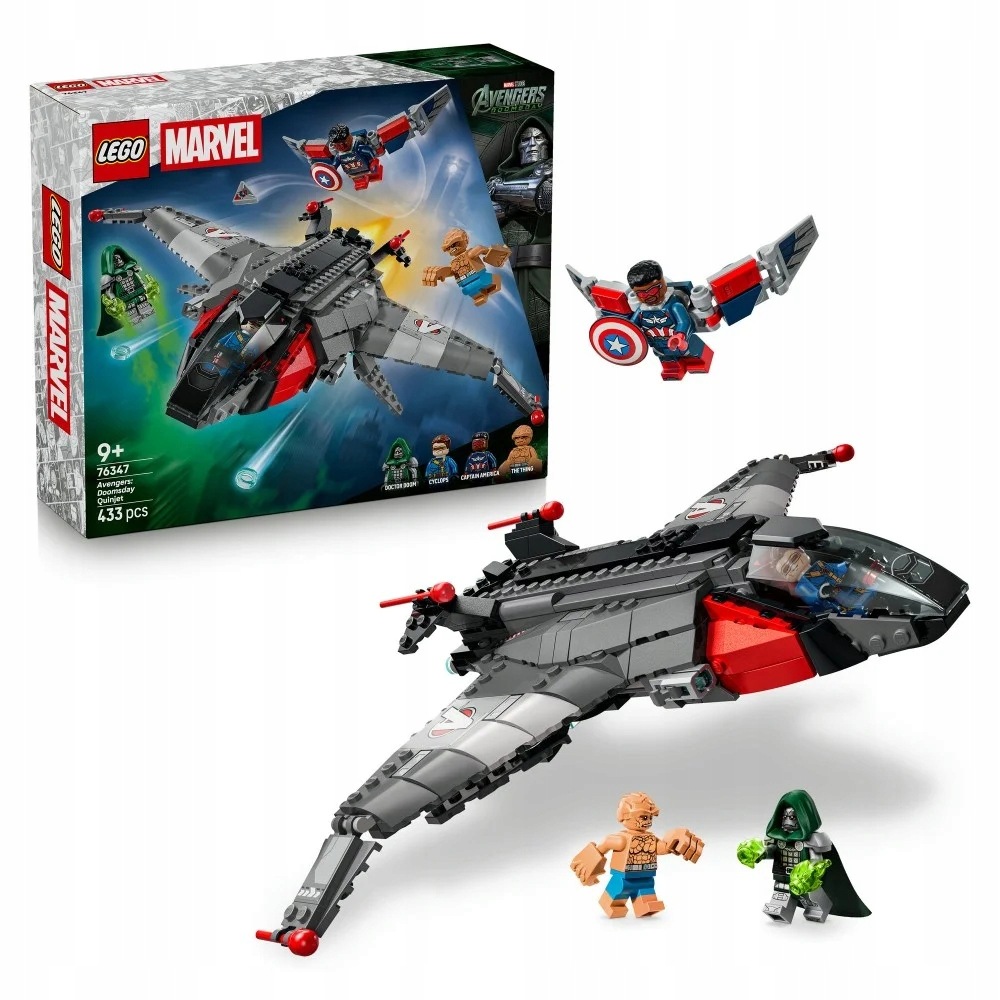 * Lego 76347 Marvel Heroes Avengers: Quinjet zkázy