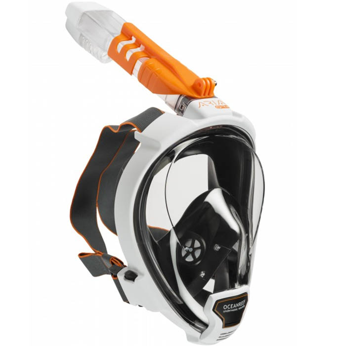 Maska pełnotwarzowa Ocean Reef Aria Qr+ biała ML
