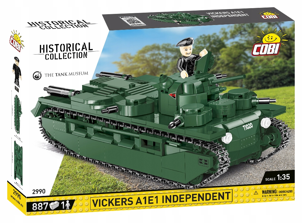 

Cobi 2990 Czołg Vickers A1E1 Independent