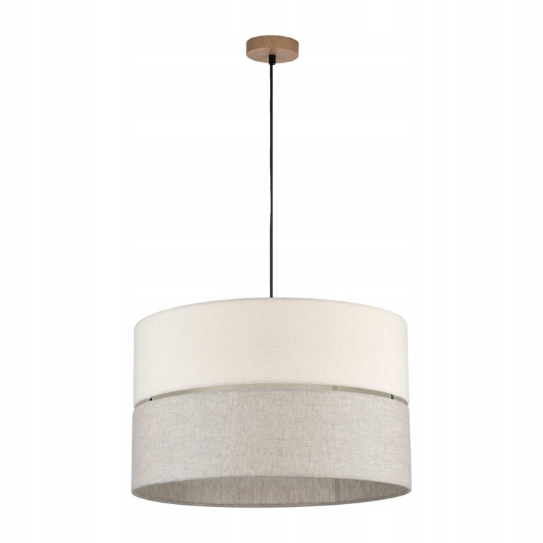 Tk Lighting Závesná lampa Eco 50 cm 3xE27 čierna