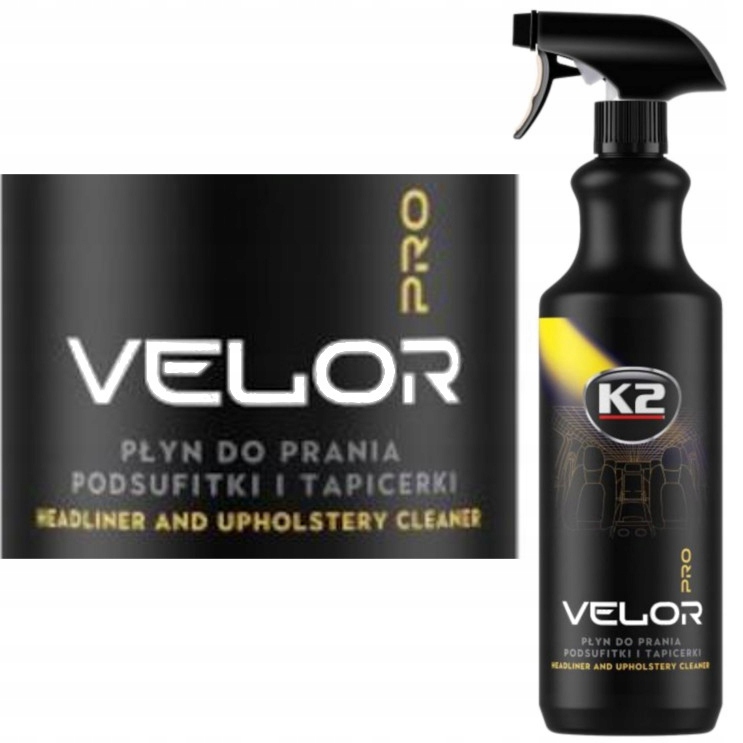 K2 PRO _ VELOR PRO 1000ML PŁYN DO MYCIA ZABRUDZEŃ Z PODSUFITKI _ D5031