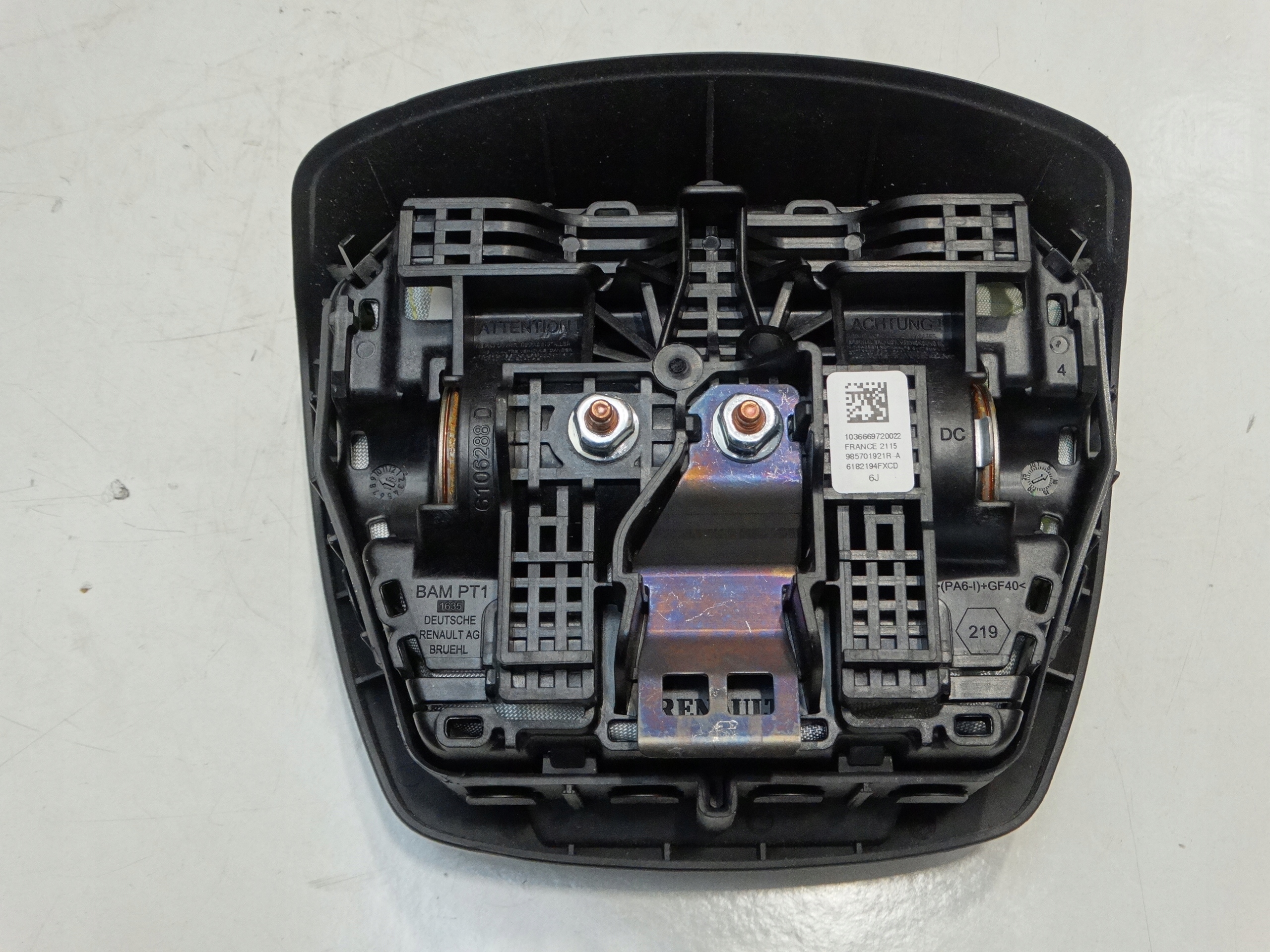 airbag driver´s RENAULT SCENIC III 985701921R--A