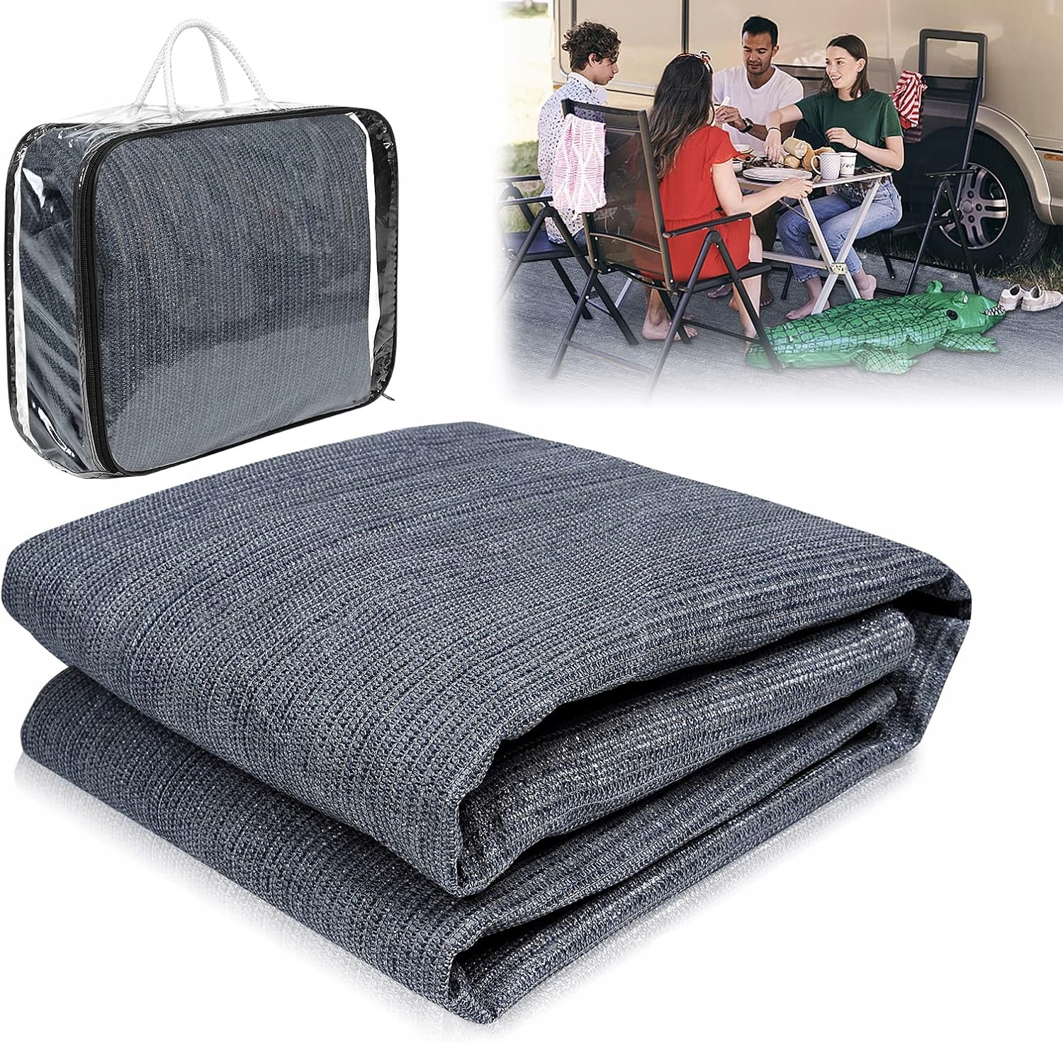 Koberec pro markýzu, Koberec do kempu, kobereček pro stan a karavan 3mx4m