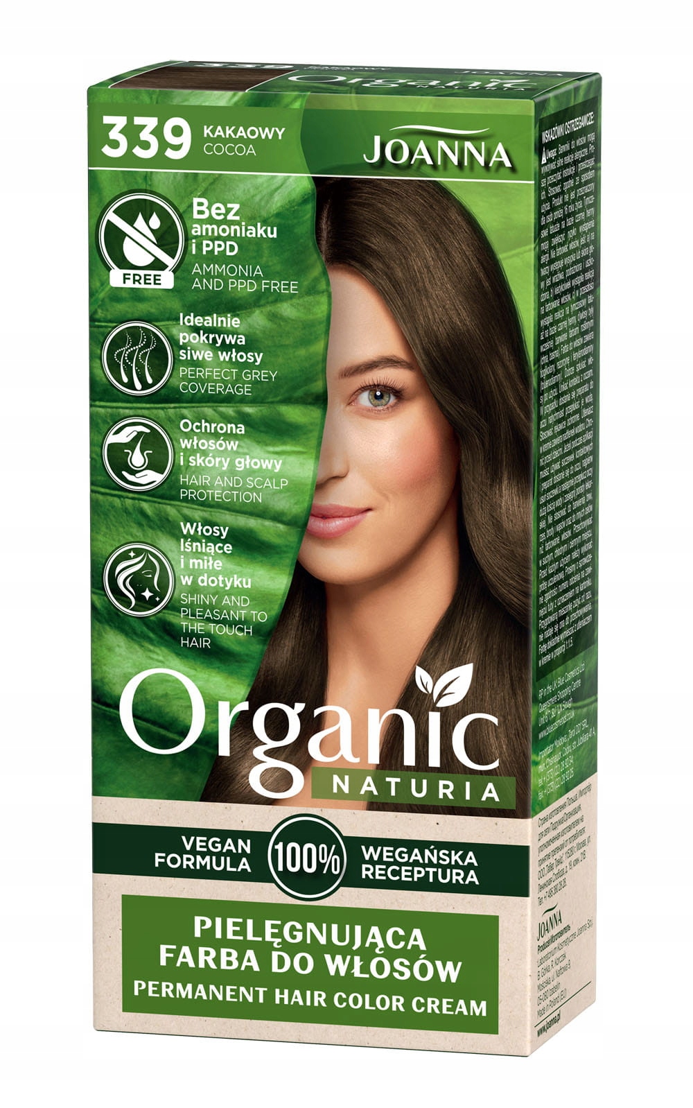 

Joanna Naturia Organic Vegan 339 Kakaowy