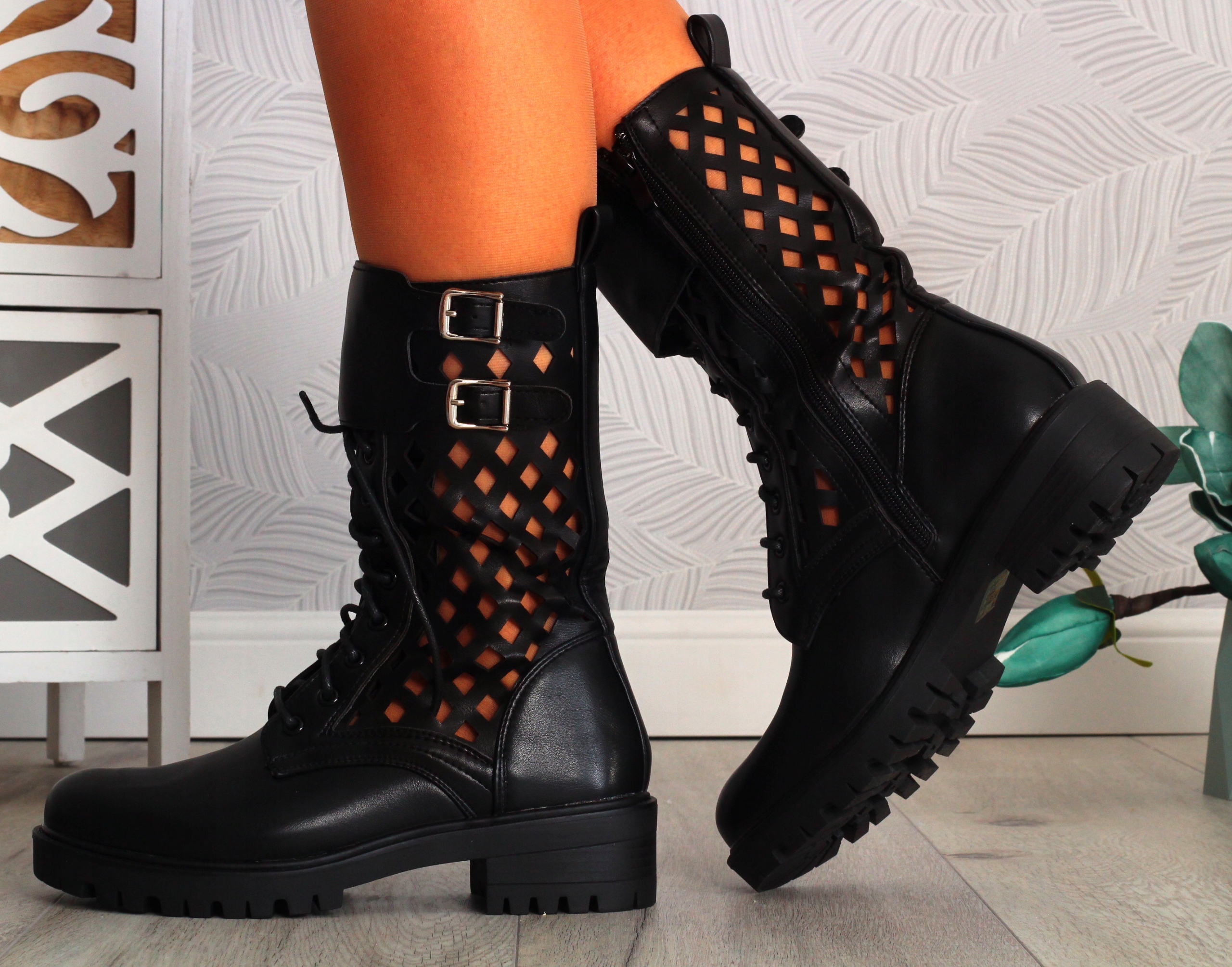 BOTKI DAMSKIE BUTY WIOSENNE AŻUROWE GLANY Rozmiar 37