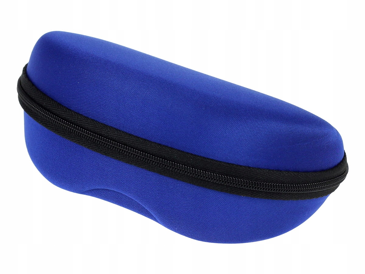 

Etui na okulary z zamkiem, półokrągłe, Niebieskie