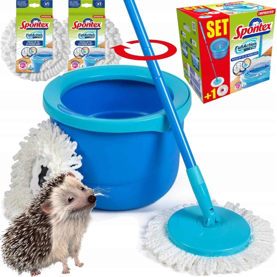 

Mop obrotowy Spontex Full Action System 2 Nakładki