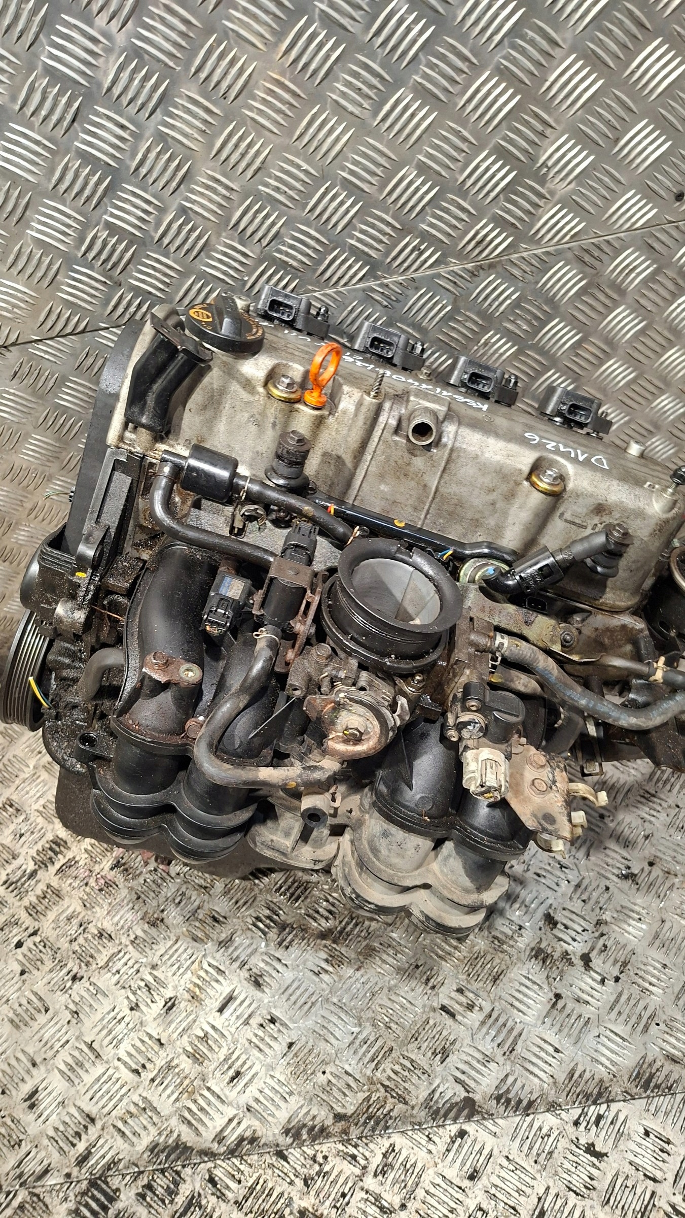 engine pillar unprotected HONDA CIVIC VII 1.4 D14Z6