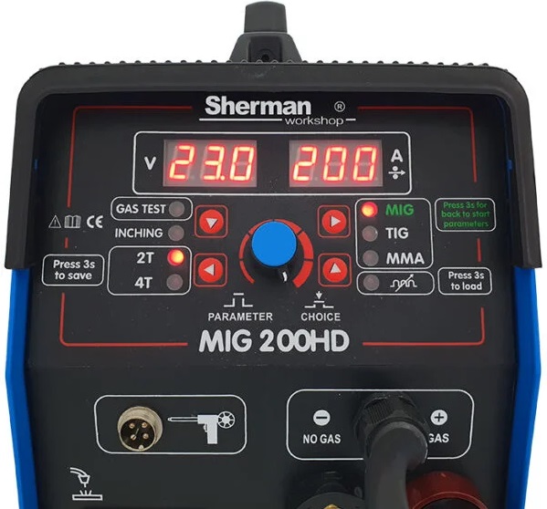 Spawarka migomat Sherman MIG 200HD 230V Synergia EAN (GTIN) 5903686617515