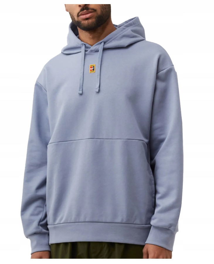 Pánská Mikina Nike Court Fleece Tenisová Dri-Fit Volná DA5711-493 XL