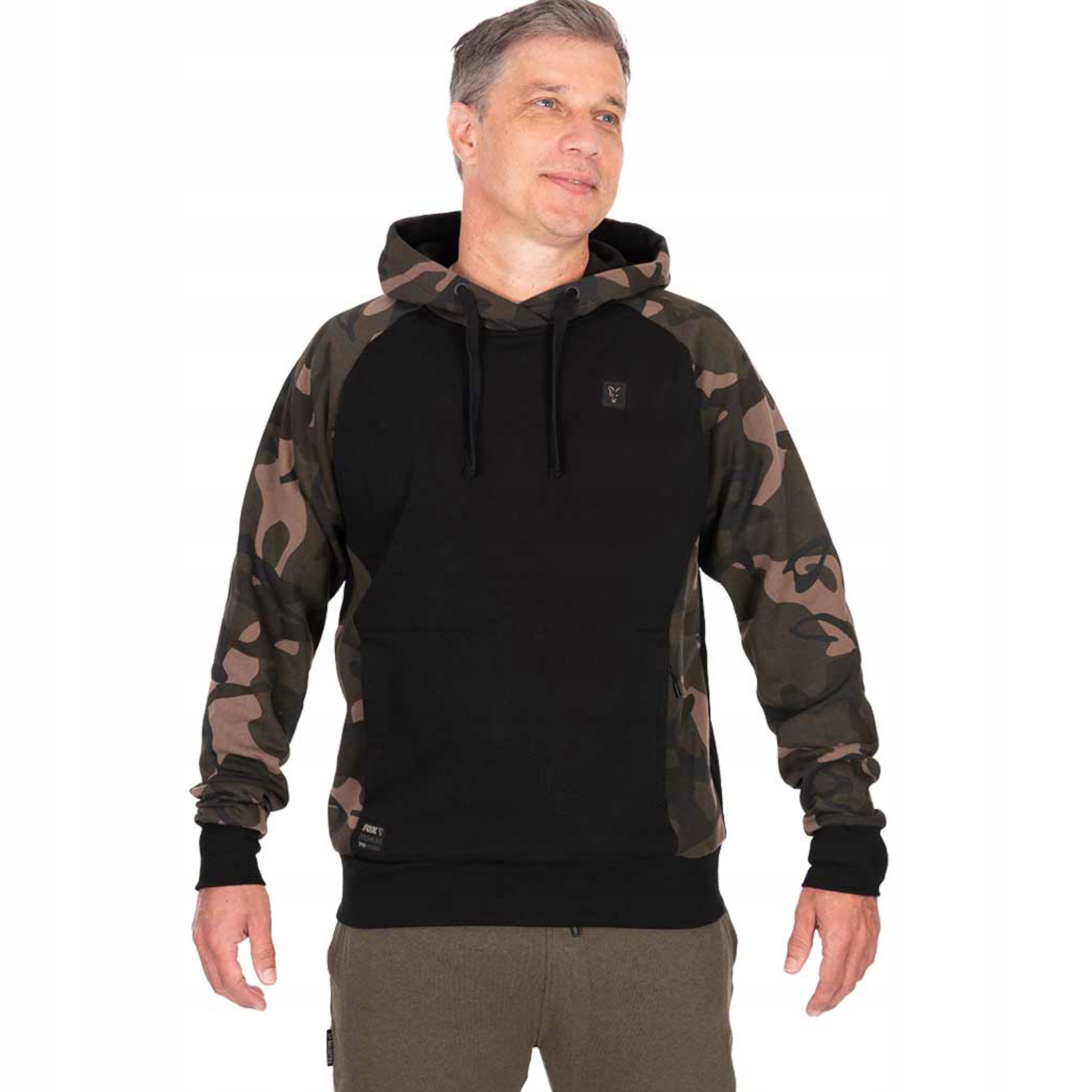 Mikina Mikina Fox Camo Pullover Premium 310 s kapucí velikosti S