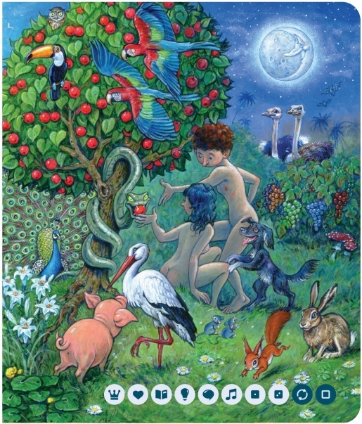 ALBIK KSIĄŻKA INTERAKTYWNA DLA DZIECI BIBLIA Okładka twarda