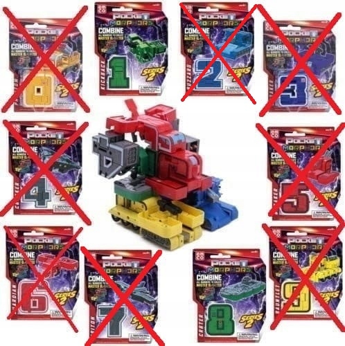 POCKET MORPHERS S2 Jedna Cyfra Transformująca 0- 9