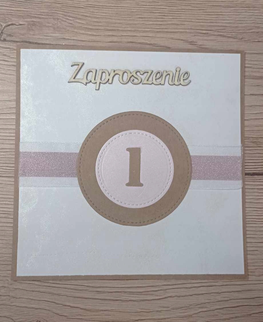 Pozvánky ruční výroba na rok pro holčičku 10kusů