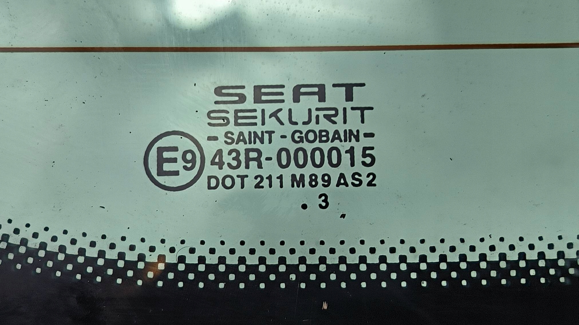 window rear part SEAT IBIZA III HB