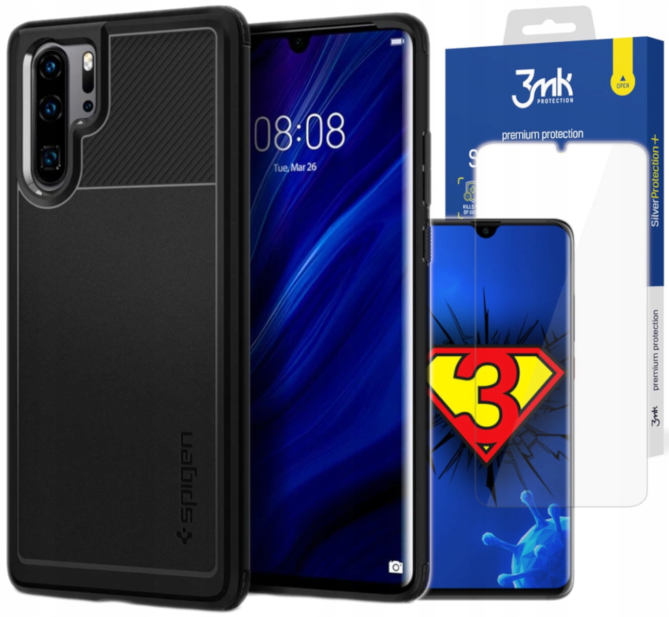 

Etui Armor Spigen Do Huawei P30 Pro Folia 3MK