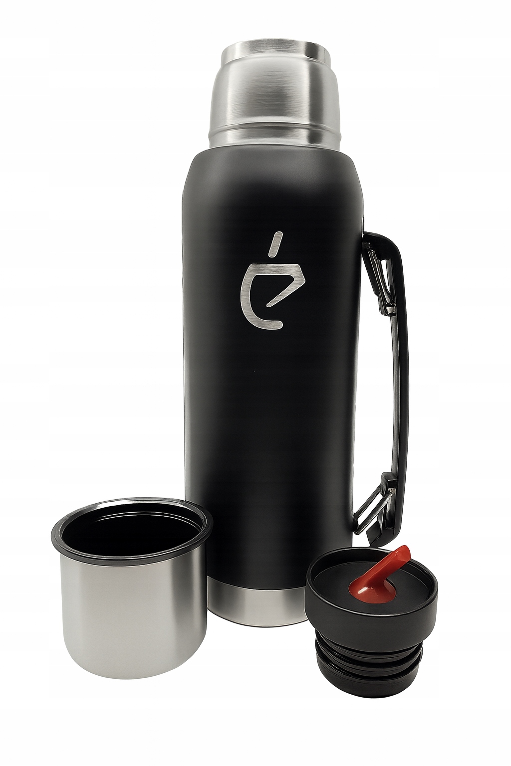 Originální termoska inox black 1 l pro yerba mate od Un Mate
