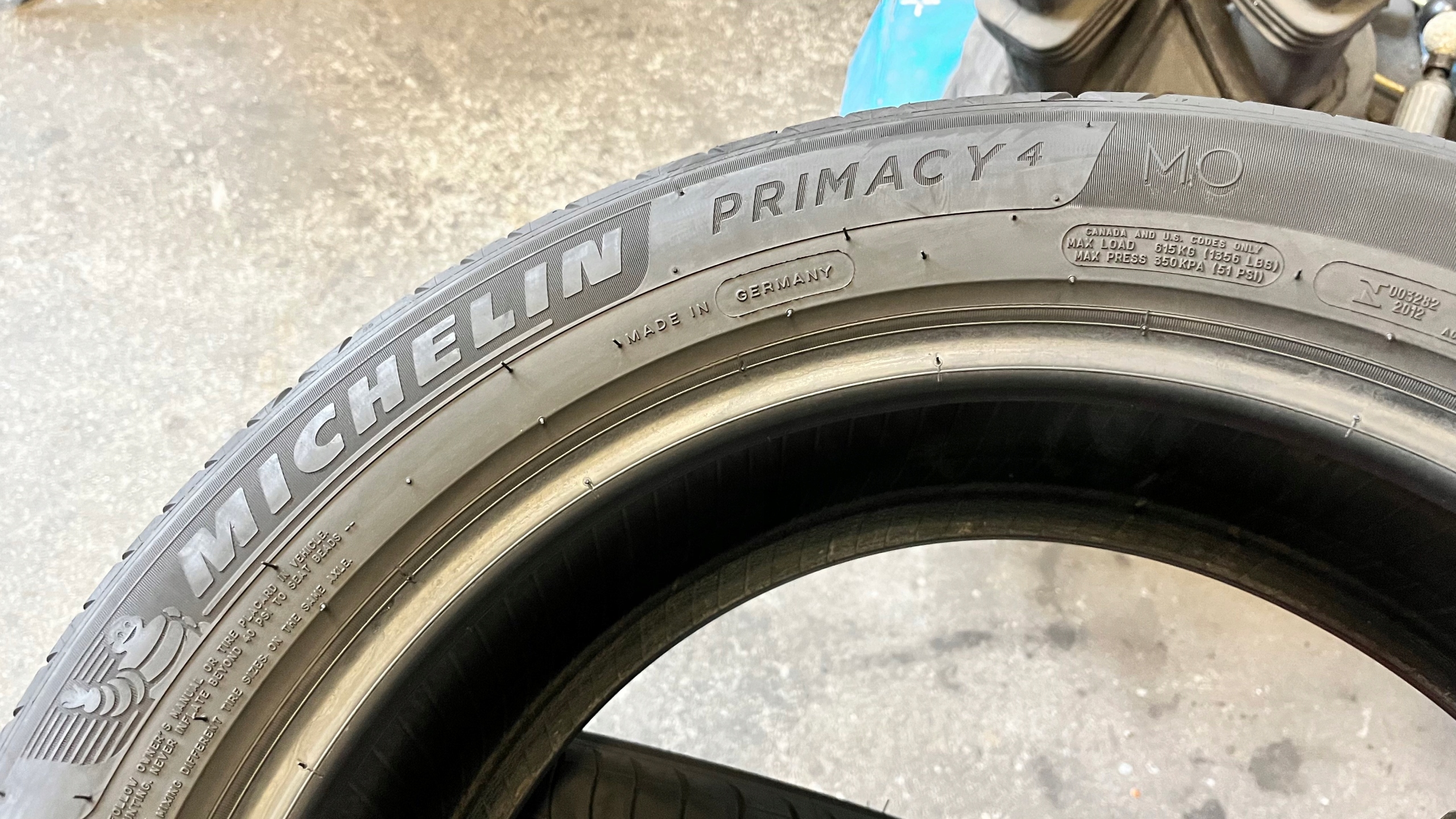 2 tyres summer 205/55R17 Michelin Primacy 4 6mm