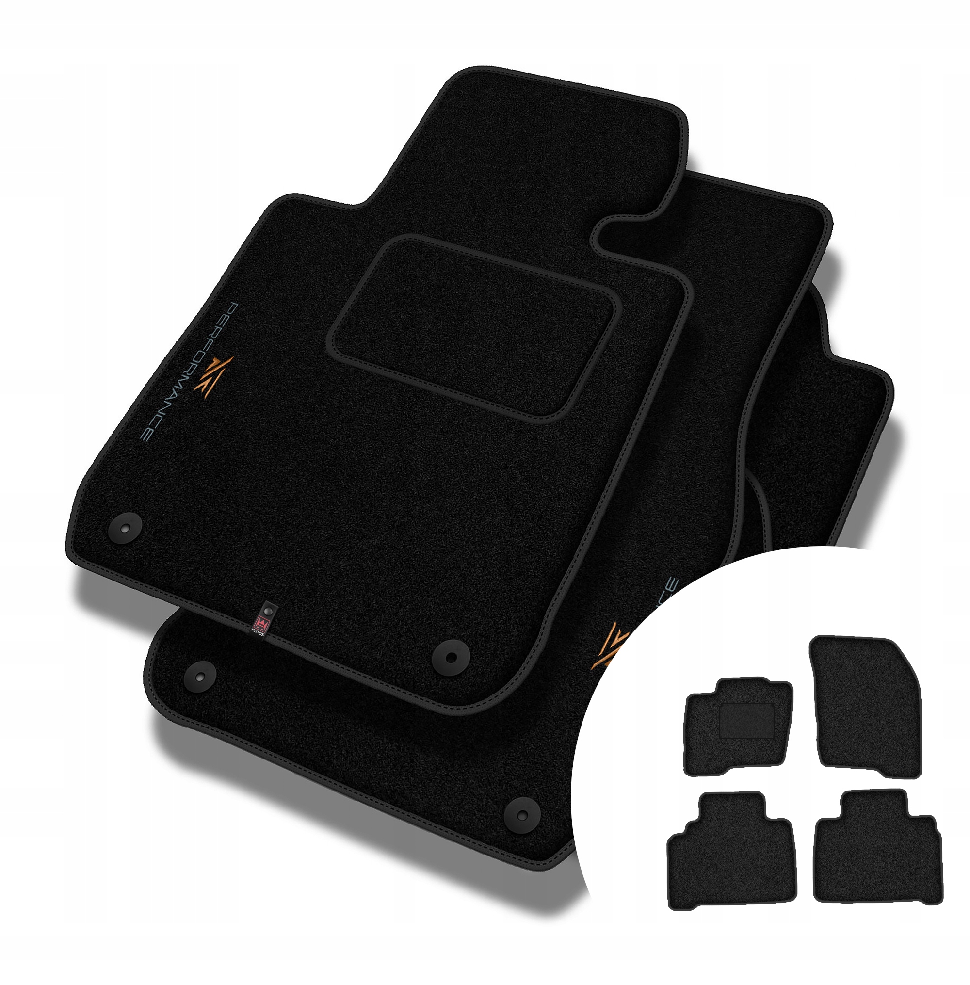 Velurové koberce Performance pro Ford S-max II 2010-2019