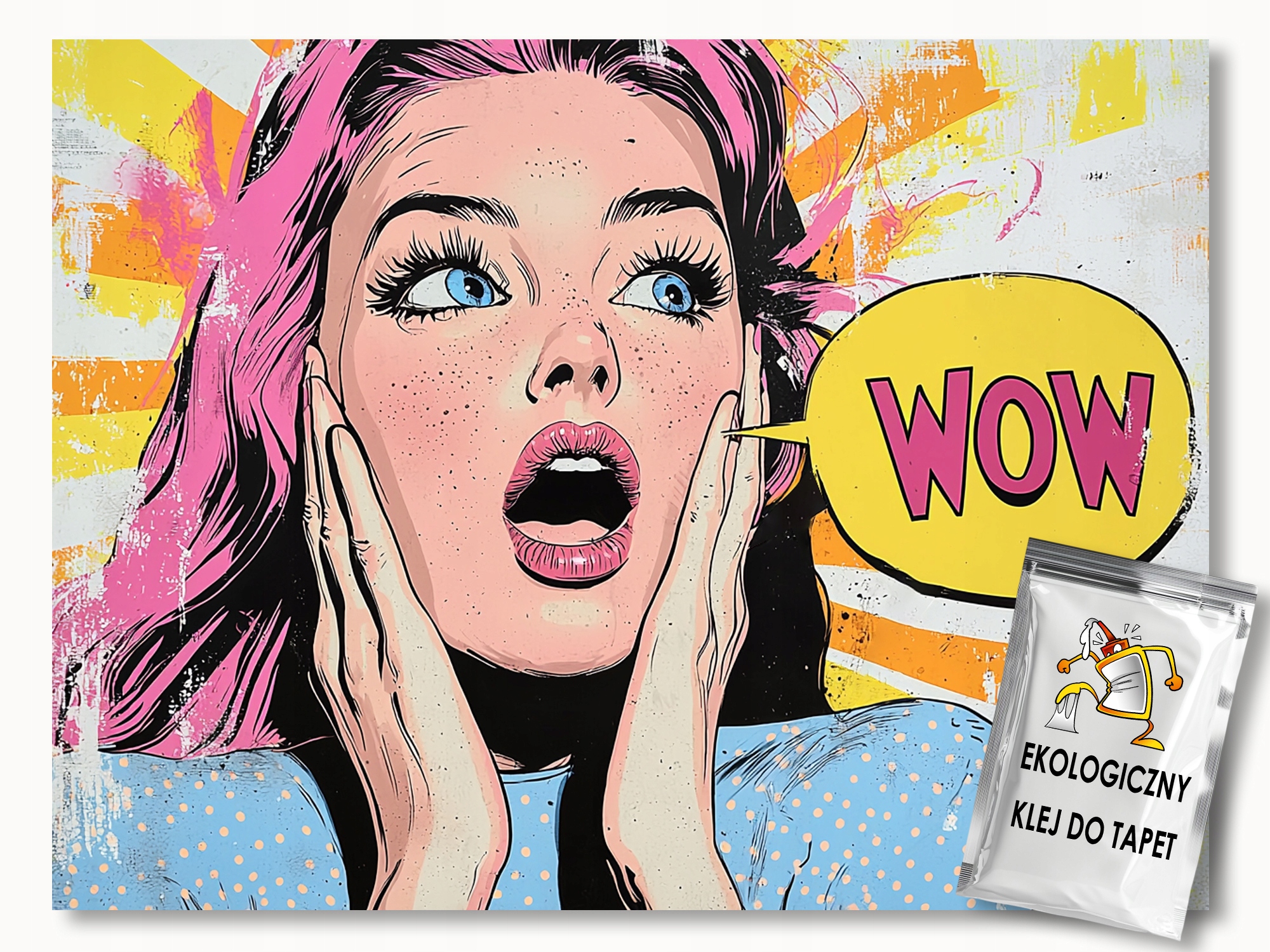 Fototapeta Flizelina Grafika Komiks Pop Art Žena Portrét 400x280 155g