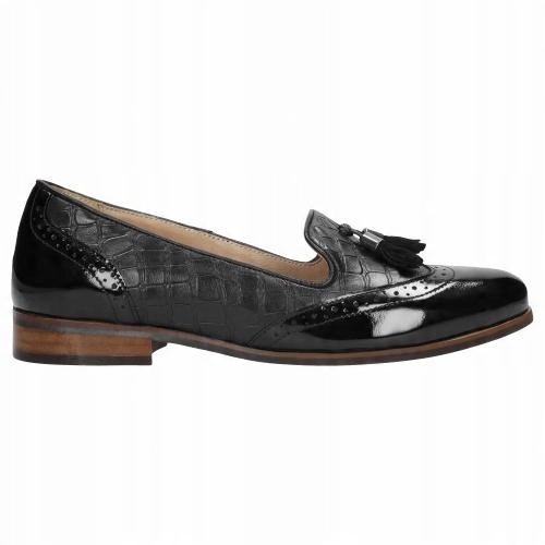 

Buty Wojas Półbuty damskie skóra czarne r. 40
