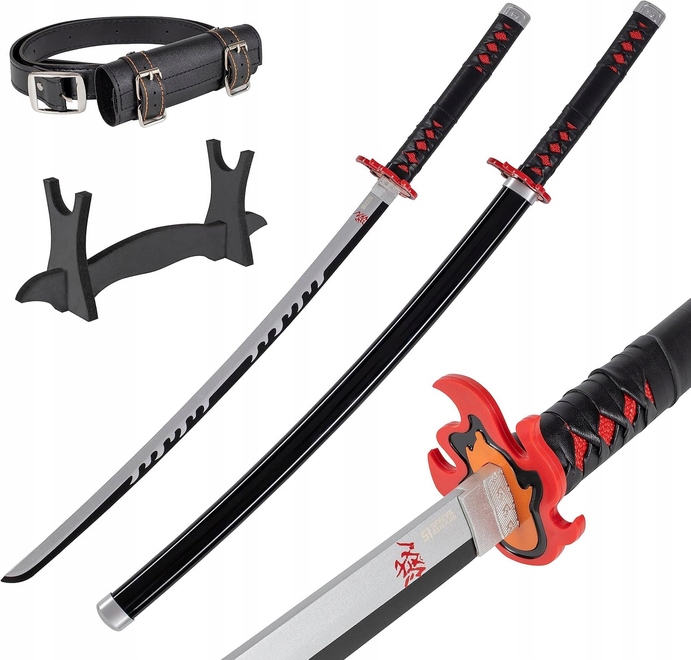 Anime miecz bambusowy Cosplay Roronoa Zoro miecz Katana 105cm k278