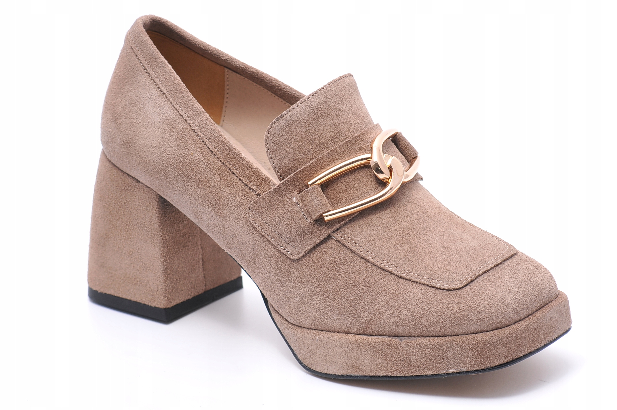 Mokasíny Karino 4252 béžové sametové Velikost 40