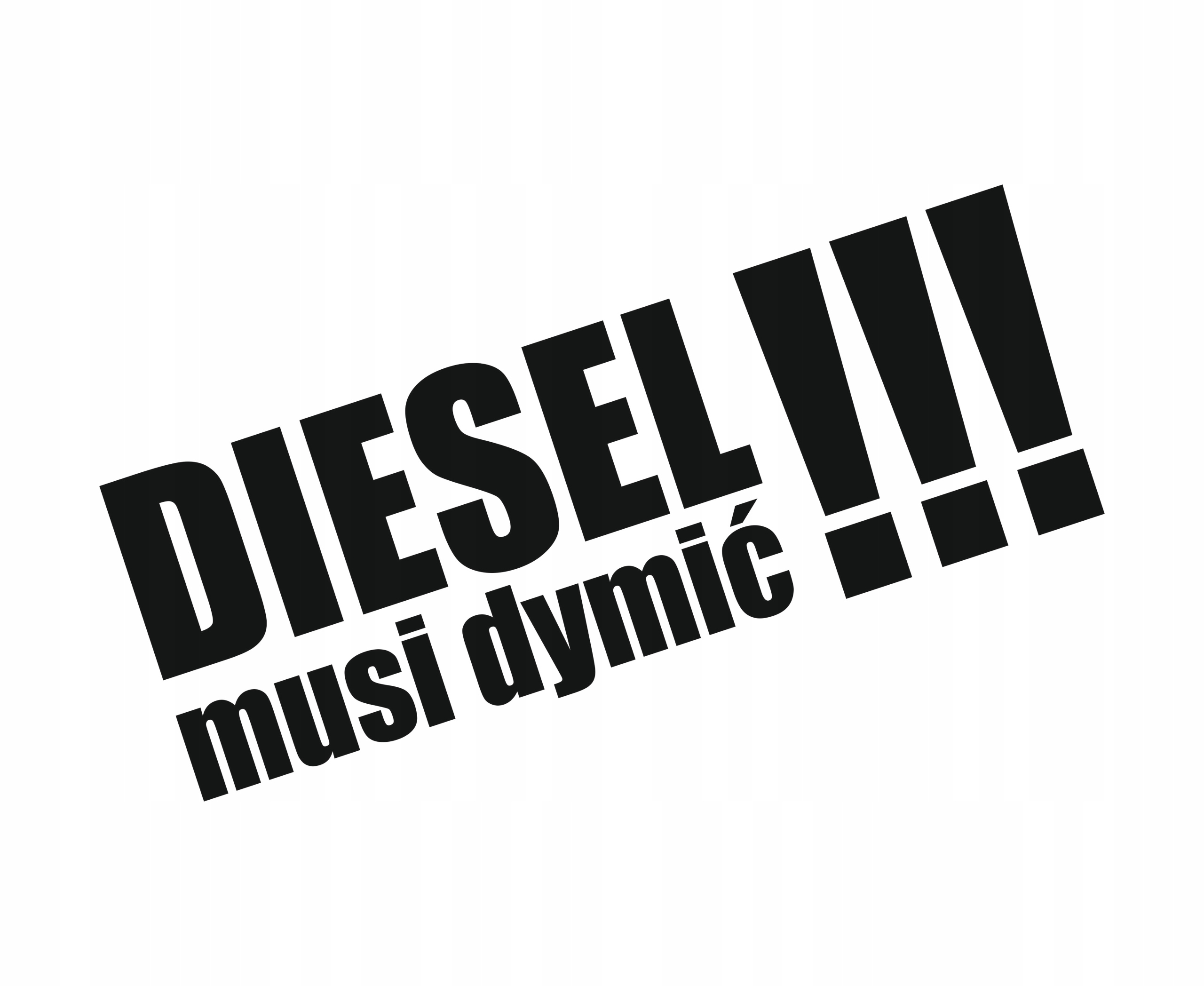 

Naklejka Diesel Musi Dymić