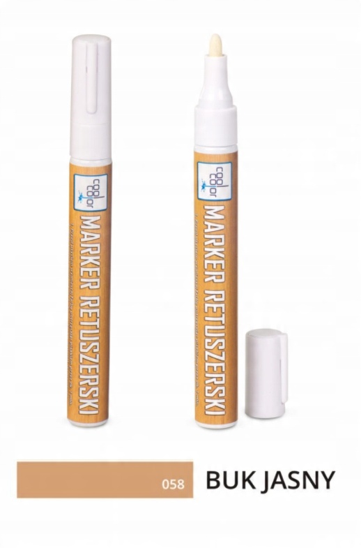 

Marker zaprawkowy do mebli 10ml Buk Jasny 058