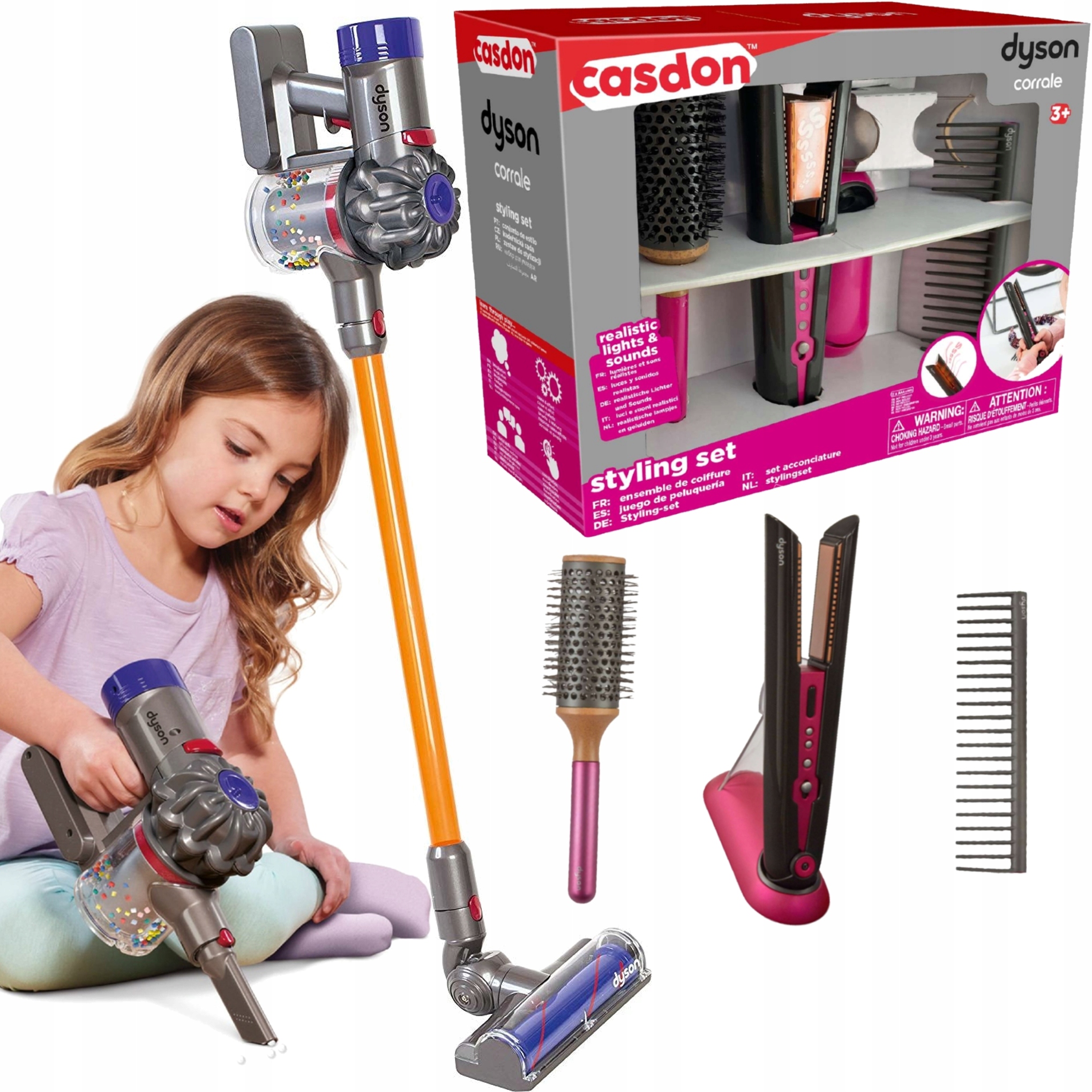 

Dyson Zestaw Fryzjerski Corrale 4 El+odkurzacz