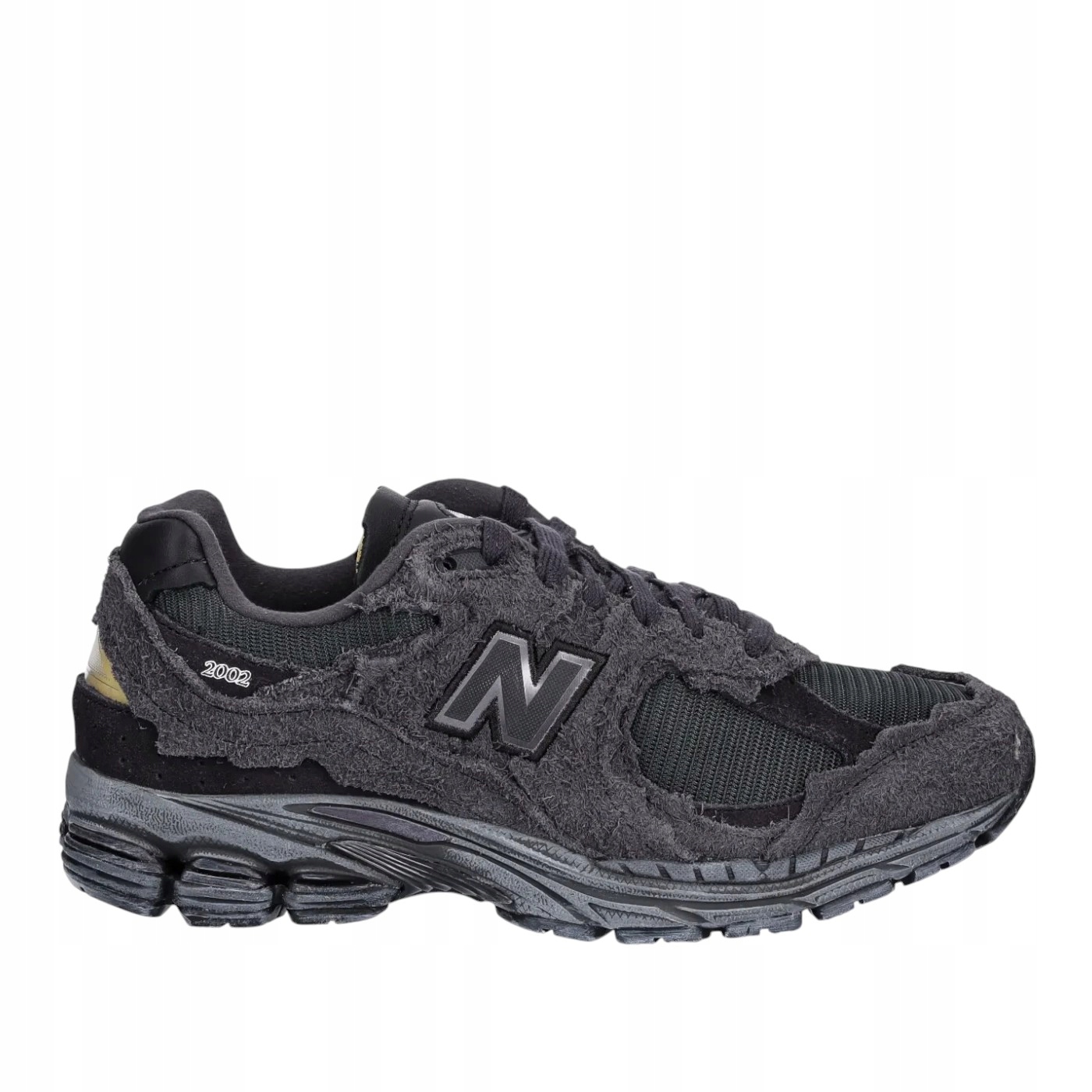 Pánské Boty New Balance M2002RDB Černé Kožené Semišové Šněrovací 47.5