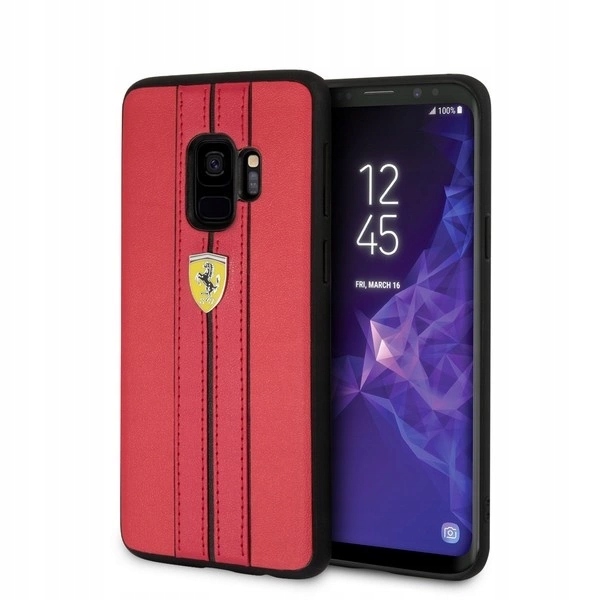 Etui Ferrari Urban na Samsung Galaxy S9 czerwone