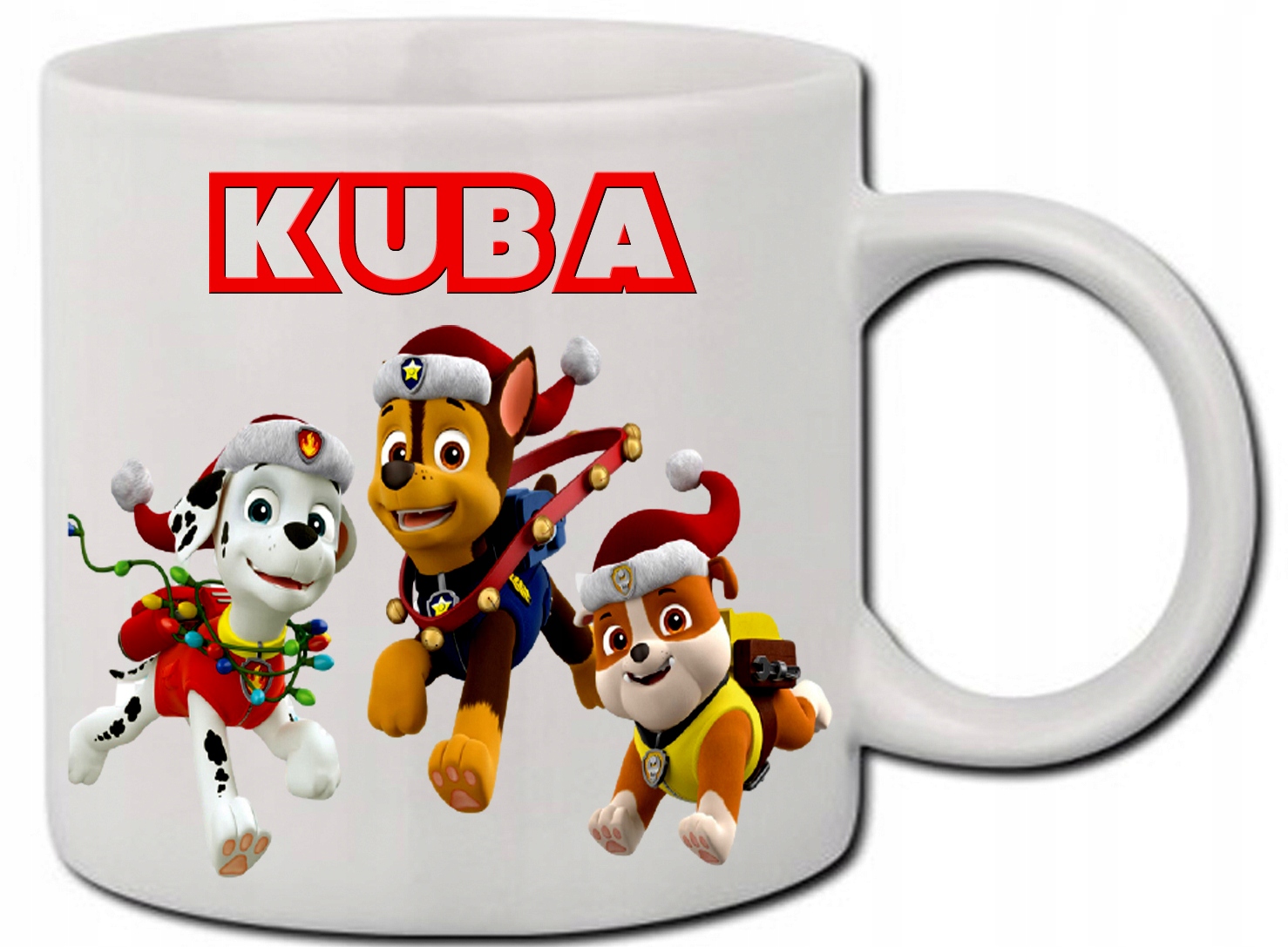 

Kubek Psi Patrol Paw Na Mikołaja Skye Świeta Imię