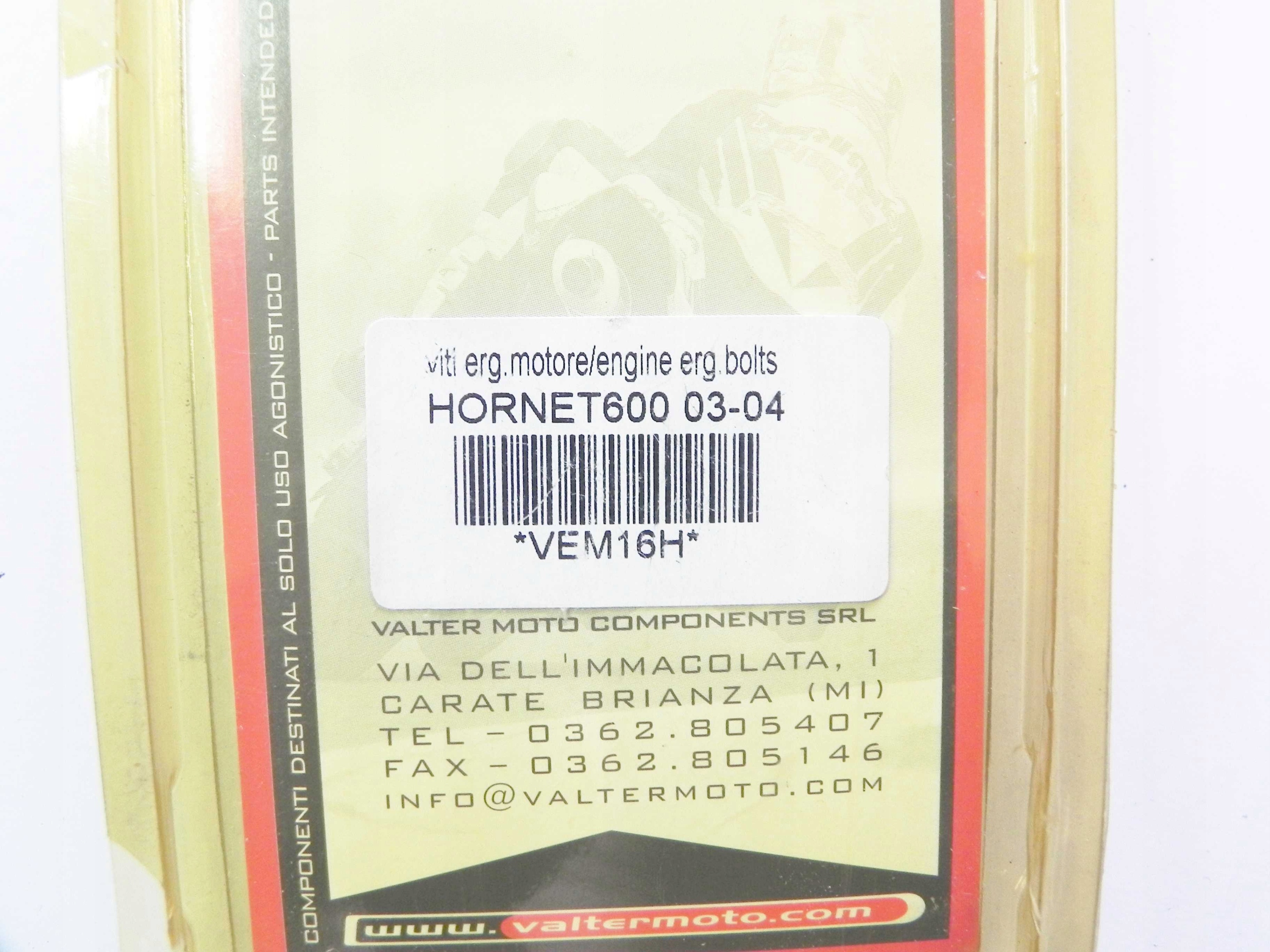 Zestaw srub sruby silnika Honda Hornet 600 03 04 Part manufacturer Other