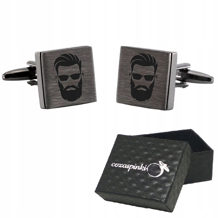 

Spinki do mankietów koszuli Brodacz barber prezent