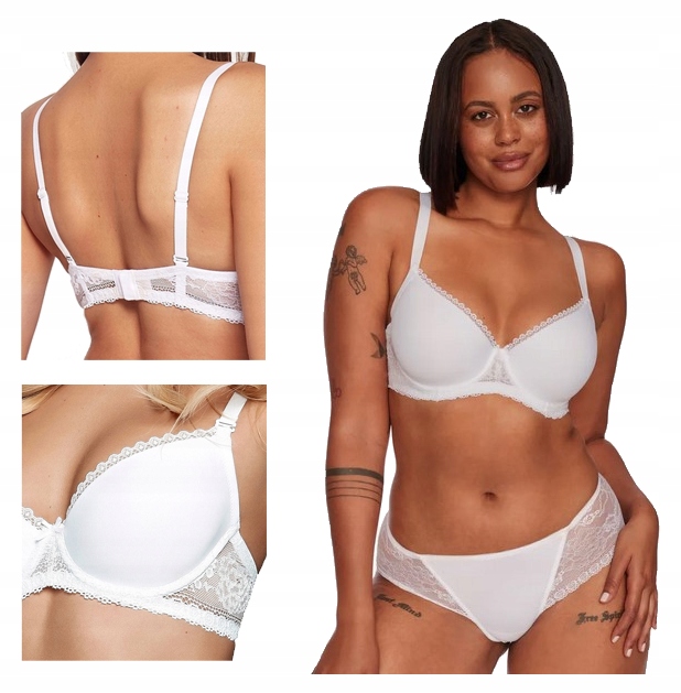 Henderson Biustonosz Stanik Push Up Kassidy Biały 85D